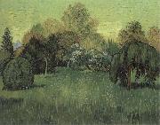 Vincent Van Gogh The Poet-s Garden France oil painting artist